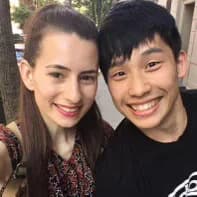 A photograph from one of the couple's college visits